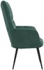 vidaXL Relaxsessel Dunkelgrün Samt [328075] Bild 5