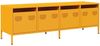 vidaXL TV-Schrank Senfgelb 135x39x43,5 cm Kaltgewalzter Stahl 851307 Bild 2