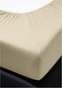 Irisette Kuschel-Jersey Spannbetttuch Vesuv 0012 natur 190x200 cm 12-81 natur Bild 2