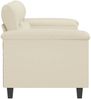 vidaXL 2-Sitzer-Sofa Creme 140 cm Kunstleder 359584 Bild 4