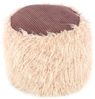 Fellpouf Bobtail 125 Beige / Braun Bild 2
