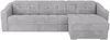 Vente-unique - DARIELO Sofa Stoff Grau - B 223 cm152 cm x H 85 cm x L 275 cm Bild 4