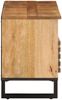 vidaXL TV-Schrank 100x34x46 cm Raues Massives Mangoholz 377514 Bild 4