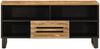 vidaXL TV-Schrank 100x34x46 cm Raues Massives Mangoholz 377514 Bild 2