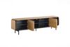 KAWOLA Lowboard AVRIL TV-Board 4 Türen Eiche braun 56 x 40 x 200 cm Bild 5