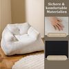 COSTWAY Sitzsack, Sessel, Bodensessel Samt mit rutschfestem Boden Bild 3