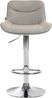 CLP Barhocker Vonore Stoff Höhenverstellbar Und 360 Grad Drehbar,taupe chrom Bild 3