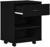 vidaXL Aufbewahrungsschrank Schwarz Eichen-Optik 46 x 36 x 59 cm 862673 Bild 5