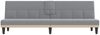 vidaXL Schlafsofa mit Getränkehaltern Hellgrau Stoff 351863 Bild 4