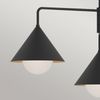 Elstead Lighting Remyck Pendelleuchte 3-flammig Schwarz Bild 2