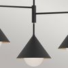 Elstead Lighting Remyck Pendelleuchte 3-flammig Schwarz Bild 3