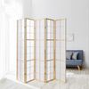 5fach Holz Paravent Raumteiler Shoji Wand natur Bild 2