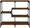 Konsolentisch, Beistelltisch, Konsole Braun Eichen-Optik 103x32x95 cm Holzwerkstoff Bild 4