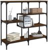 Konsolentisch, Beistelltisch, Konsole Braun Eichen-Optik 103x32x95 cm Holzwerkstoff Bild 3
