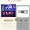 OUNUO TV-Schrank 106/148/180 cm TV-Schrank für 55/60/65-Zoll-Fernseher mit Schubladen Bild 4