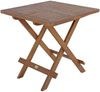 Gartentisch TOBI klappbar - Akazie, Braun, 50x50x50cm | Garten Klapptisch Beistelltisch Wetterfest Outdoor Tisch Bild 1