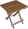 Gartentisch TOBI klappbar - Akazie, Braun, 50x50x50cm | Garten Klapptisch Beistelltisch Wetterfest Outdoor Tisch Bild 4
