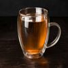 Creano Teeglas Thermoglas mit Henkel „DG-SHH“ 250 ml, 4er Set, 4-tlg, Borosilikatglas, 4 Gläser Bild 4