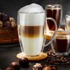 Creano Teeglas Thermoglas mit Henkel „DG-SHH“ 250 ml, 4er Set, 4-tlg, Borosilikatglas, 4 Gläser Bild 2