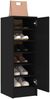 vidaXL Schuhschrank Schwarz 32x35x92 cm Holzwerkstoff 808973 Bild 4