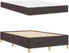 vidaXL Bettrahmen mit Matratze Dunkelbraun 120 x 200 cm Stoff 3398930 Bild 5