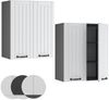 Hängeschrank Fame-Line Weiß Landhaus 60 cm Vicco Bild 5