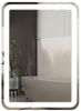 HOMCOM Spiegel mit Anti-Beschlag und Touch-Schalter, 3-Temperatur-Licht (Wandspiegel, 1-St, Badezimmerspiegel), für Badezimmer, Silber Bild 4