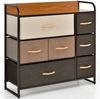 COSTWAY Kommode, mit 7 Schubladen, Metallrahmen,80 x 29 x 79 cm Bild 5