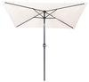 paramondo Sonnenschirm parajuna kleiner Sonnenschirm, 2,3x1,3 m, rechteckig, weiß, LxB: 230x130 cm, Klein, eckig, knickbar: ideal für Balkone, Stahl/Polyester Bild 2