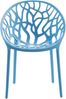CLP 2er Set Gartenstühle Hope mit Lehne stapelbar wetterfest UV-beständig bis 150 kg,blau Bild 4