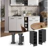 Küchenregal R-Line Anthrazit 25 cm ohne Arbeitsplatte Vicco Bild 2