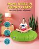PATCH HOME 2 in 1 Sitzsack Sessel – Ø100 cm – Kiwigrün, bequemer Sitzsack aus Luxus-Polyester-Gewebe, bereits befüllt Bild 4