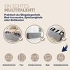 CASARIA® Faltbare Sitztruhe mit Stauraum Leinenoptik Grau XL Bild 5