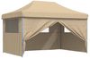 vidaXL Party-Zelt Beige 292 x 440 x 315 cm Oxford-Stoff 42023632 Bild 3