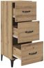 Sideboard, Kommode Artisan-Eiche 34,5 x 34 x 90 cm Holzwerkstoff j996p Bild 5