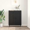 vidaXL Sideboard Schwarz Eichen-Optik 69,5 x 34 x 90 cm 881608 Bild 4