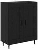 vidaXL Sideboard Schwarz Eichen-Optik 69,5 x 34 x 90 cm 881608 Bild 2