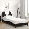 vidaXL Bettgestell "Viana" mit LED ohne Matratze Schwarz und Weiß 80x200 cm 3213985 Bild 4