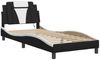 vidaXL Bettgestell "Viana" mit LED ohne Matratze Schwarz und Weiß 80x200 cm 3213985 Bild 3
