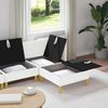 vidaXL Modular Sofa Set mit Stauraum 4 pcs Weiß Stoff 3413720 Bild 3