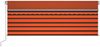 vidaXL Gelenkarmmarkise Automatisch mit Jalousie 4,5x3 m Orange & Braun Bild 3