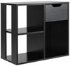COSTWAY Bücherregal Beistelltisch, mit Schubalde & Fächern, 60x30x52cm Bild 5