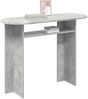 vidaXL Konsolentisch Betongrau 100 x 39,5 x 75 cm Holzwerkstoff 8001161 Bild 3