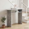 vidaXL Konsolentisch Betongrau 100 x 39,5 x 75 cm Holzwerkstoff 8001161 Bild 4