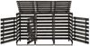 vidaXL Mülltonnenbox für 3 Tonnen 210x75x121 cm Kiefer Massivholz 315412 Bild 5