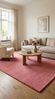 Gabbeh Teppich - Softy - Uni 90 x 60 cm - rosa Bild 2