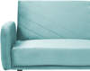 Schlafsofa SENJA Hellblau Samtstoff Bild 5