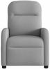 vidaXL Massagesessel Elektrisch Hellgrau Stoff 3302962 Bild 5