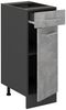 Küchenunterschrank R-Line Beton 30 cm , AP Anthrazit Vicco Bild 5