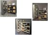 Raumteiler TETRIX Regal ca. 89 x 192 x 33 cm in Asteiche Nb. / Anthrazit matt Lack Bild 4
